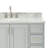 49'' Single Bathroom Vanity with Carrara Marble Top-93359296-93572799