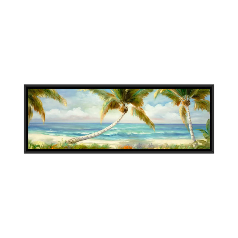 Impression sur toile, H 12 po x l 36 po x P 1,5 po, Toile encadrée noire