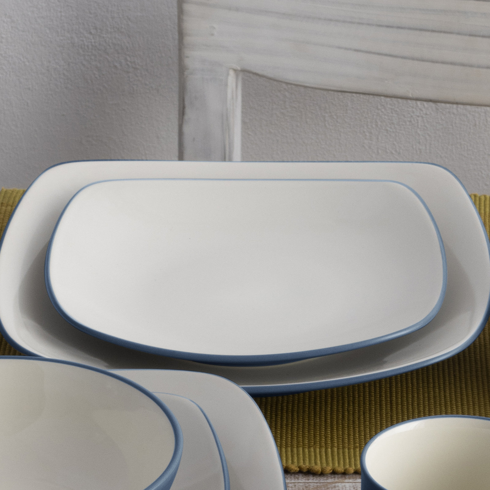 Noritake Colorwave Square Salad Plates, 8-1/4", Blue