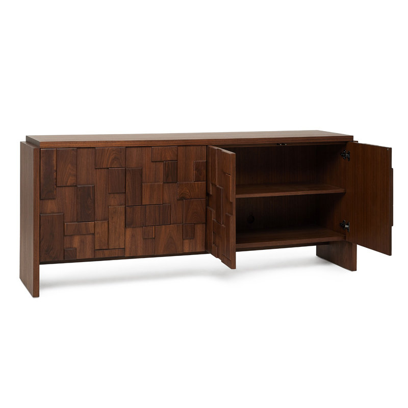 Louise 76'' W Solid Wood Sideboard