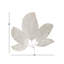 Décoration murale feuille en acier inoxydable