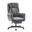 Chaise de bureau ergonomique à pieds croisés, similicuir adapté aux animaux de compagnie-1576369139