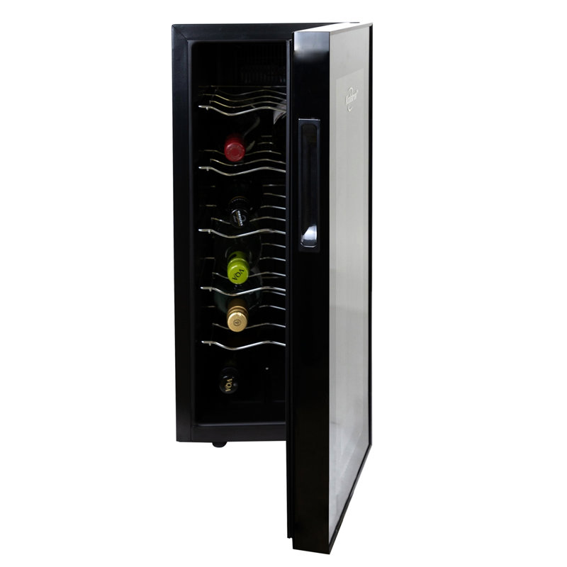 Koolatron Single Zone 10" Freestanding 12 Bottle Wine Refrigerator
