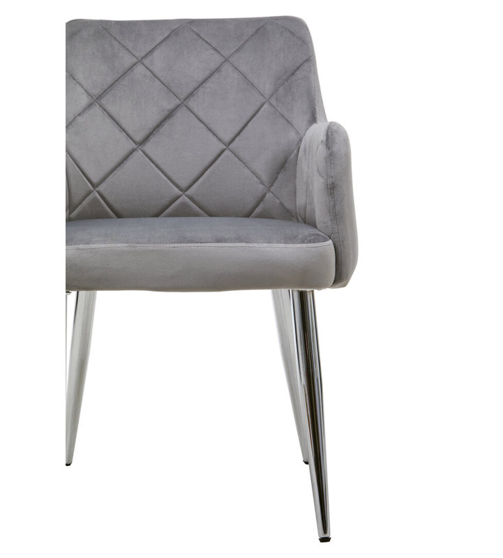 Tufted Upholstered Side Chair, Mink 