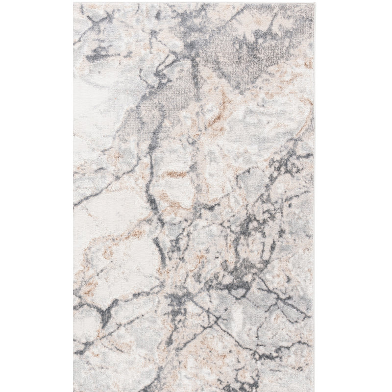Tapis abstrait Kayliann Performance, Rectangle 5 pi 3 po x 7 pi