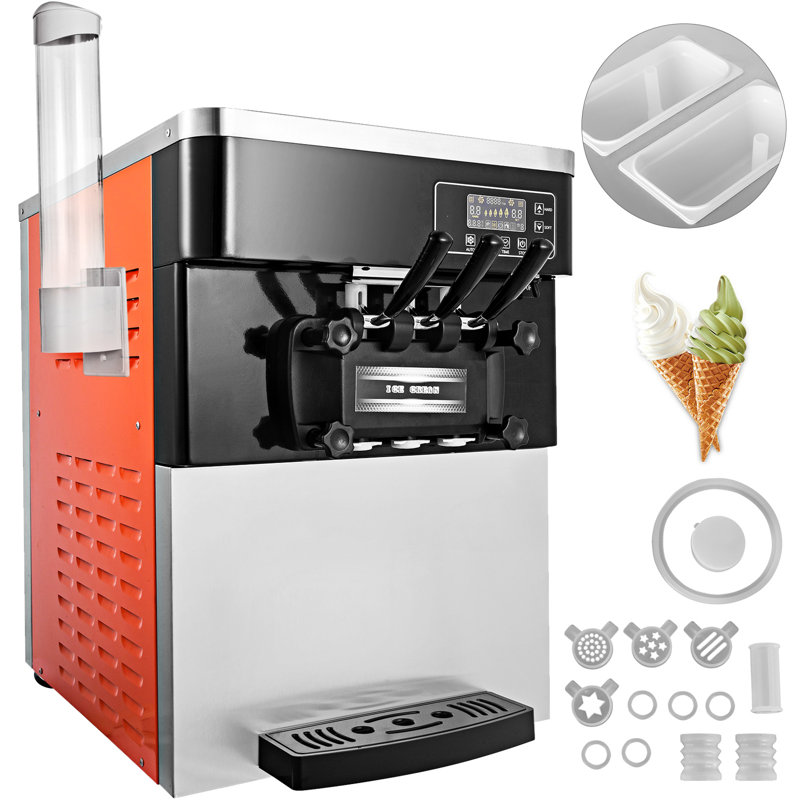 Machine à crème glacée commerciale VEVOR 2200W