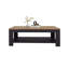 Table basse rectangulaire avec tablette inférieure