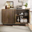 Buffet avec rangement, buffet sculpté à 4 portes, armoire d'appoint multifonctionnelle avec panneau à couches réglables pour le salon, le vestibule, le couloir, le bureau, la cuisine et la salle à manger