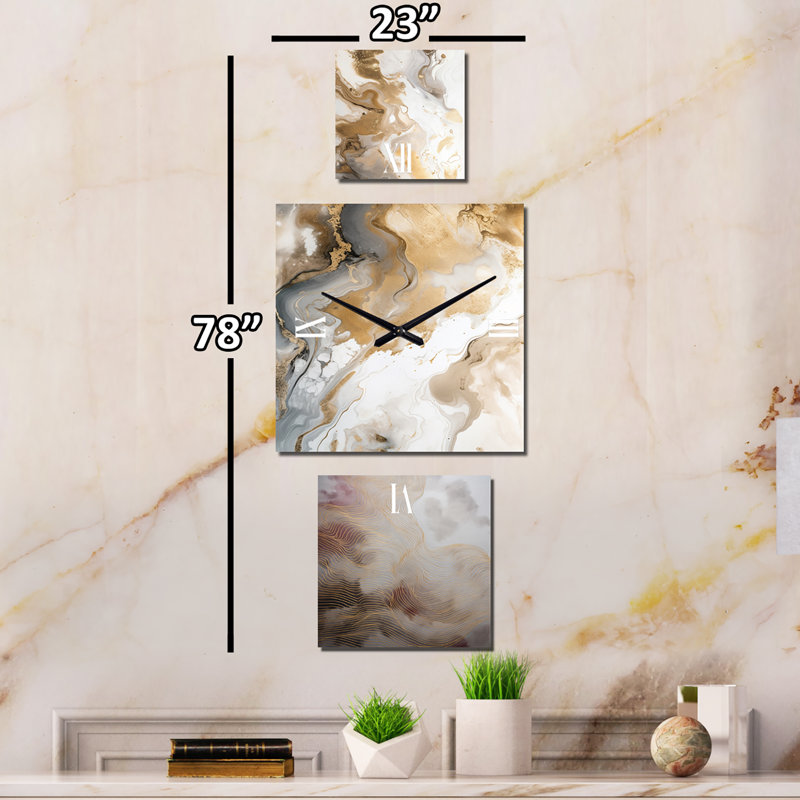 Madiyson Metal Wall Clock