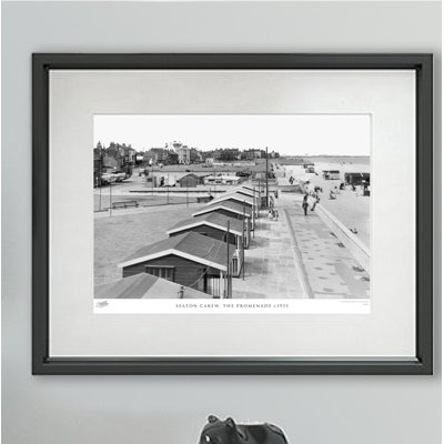 Seaton Carew, The Promenade C1955 - Single Picture Frame Print
