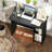 Small Computer Desk With Storage And Adjustable Shelf-1596785096