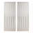 Zephyrine Sagebrook Home Trinity Dimensional Plaster Wall Art Set Contemporary Wood 24x59.