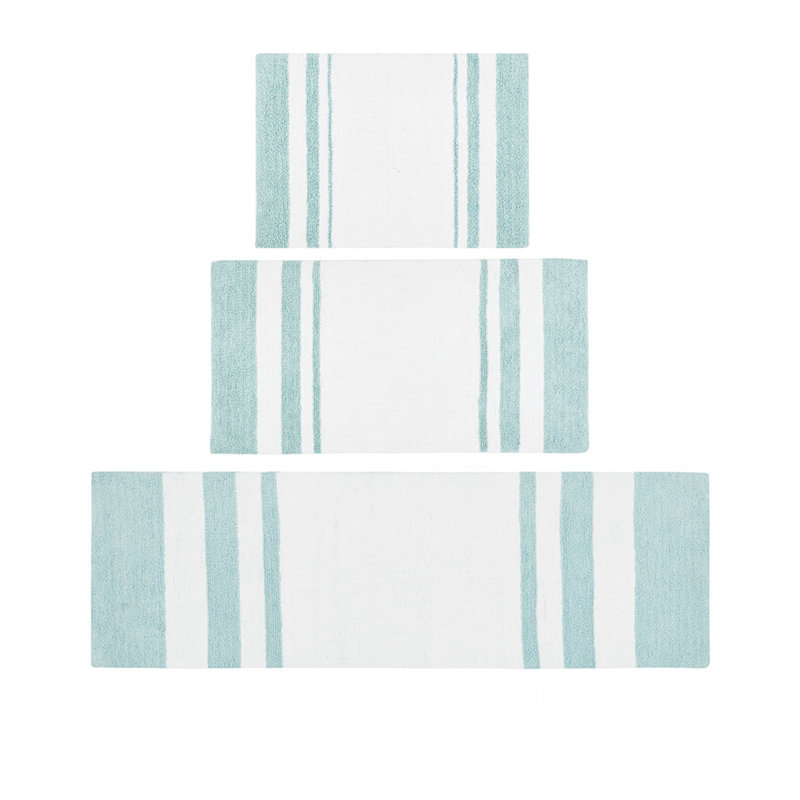 Reversible Bath Rug（Only One Rug）, Aqua