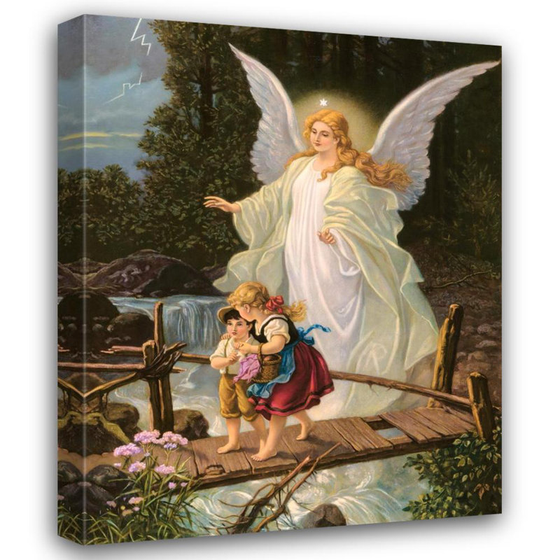 Guardian Angel, 18" H x 14" W