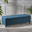 Banc rembourré avec repose-pieds avec siège rabattable et capacité de 300 lb-1475192278