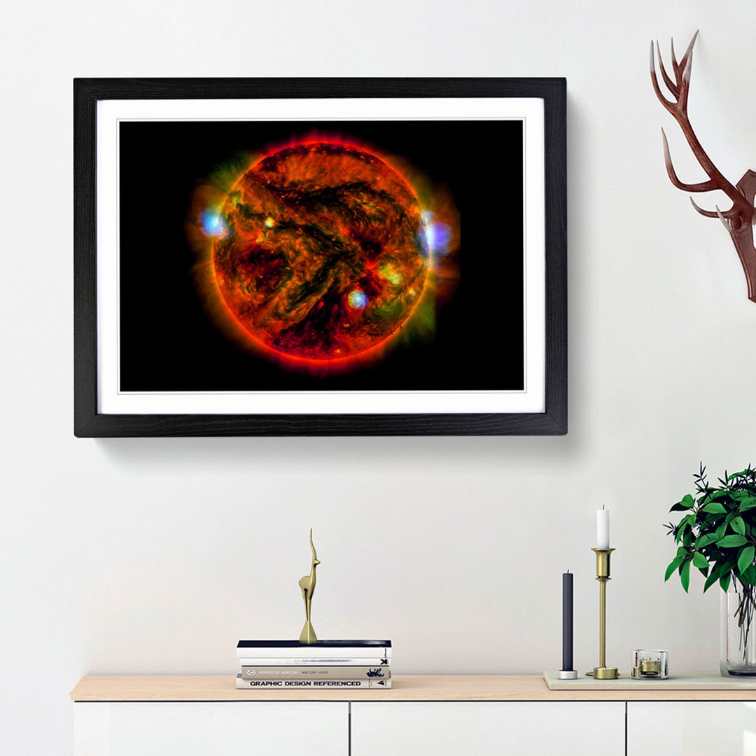 Staring at the Sun in Abstract - Framed Print