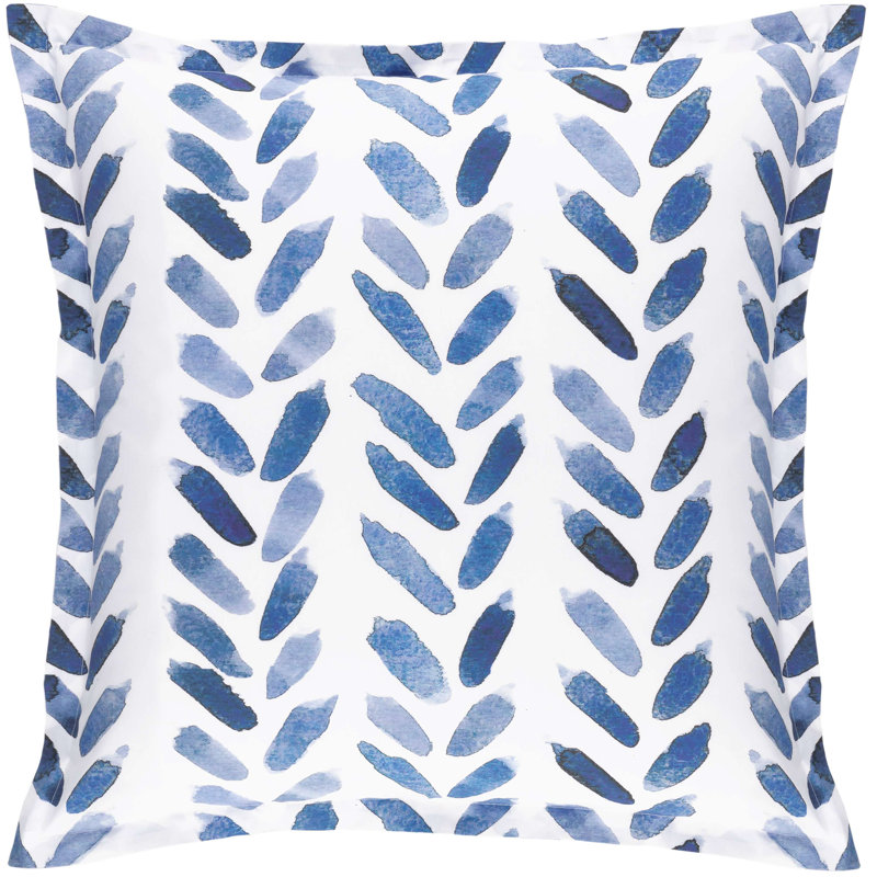 Brush Sham, White/Blue, Euro