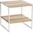 Household Essentials Square Wooden Side Table/End Table With Storage Shelf-1060687546