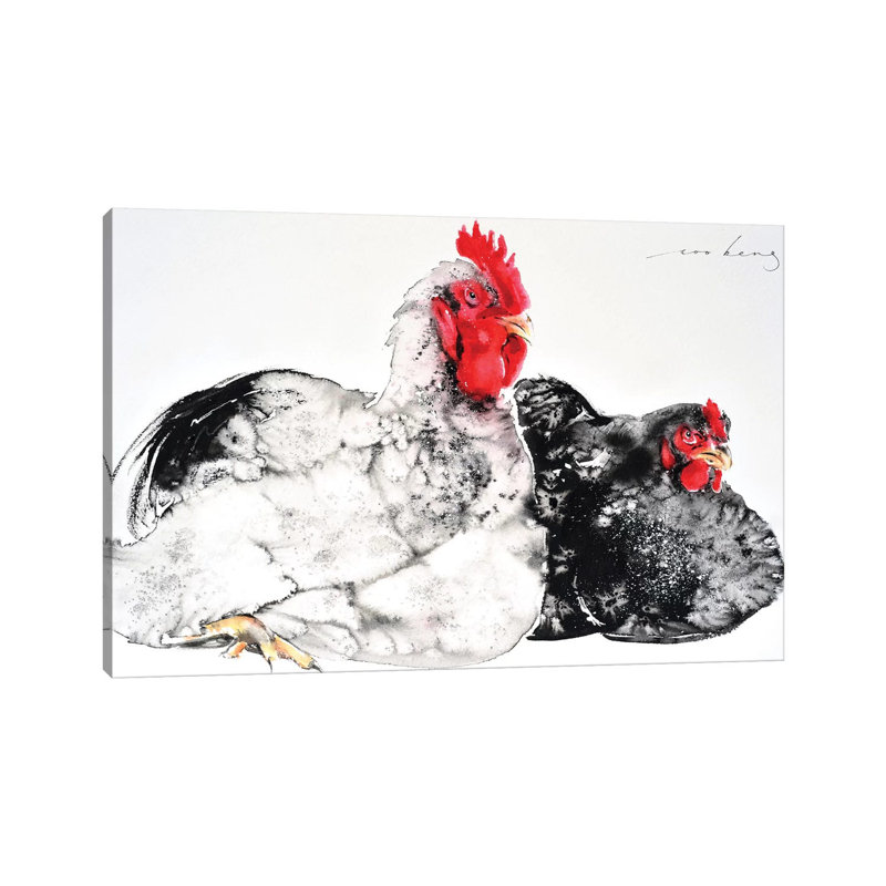 Hensome Pair IV 1 Piece Wrapped Canvas Wall Art, 20.32 cm H x 30.48 cm W