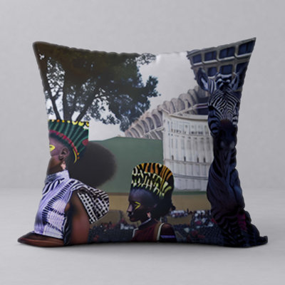 Reversible Throw Pillow