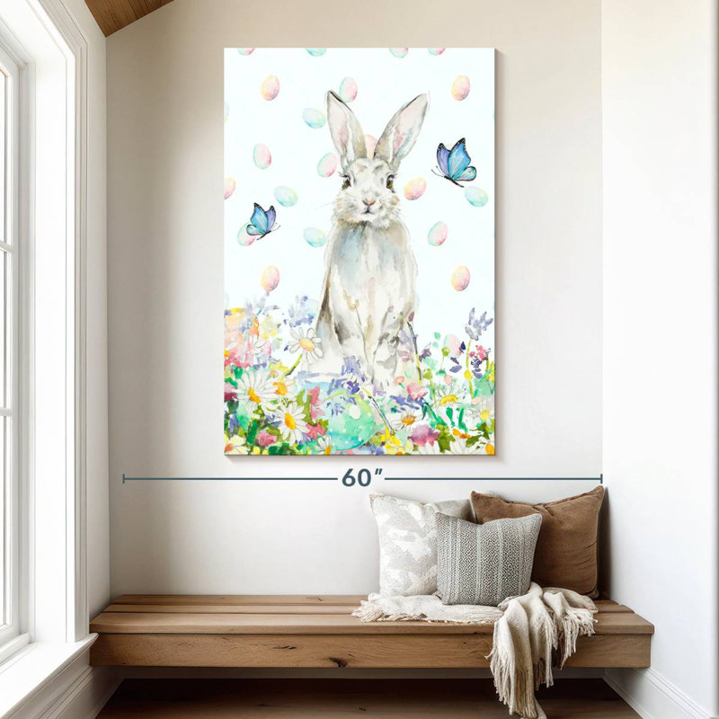 Brampt Tall Easter Bunny, 51" H x 34" W