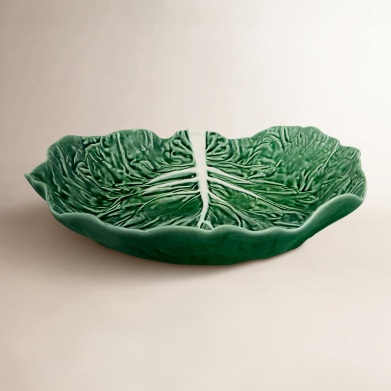 Cabbage Earthenware Salad Bowl