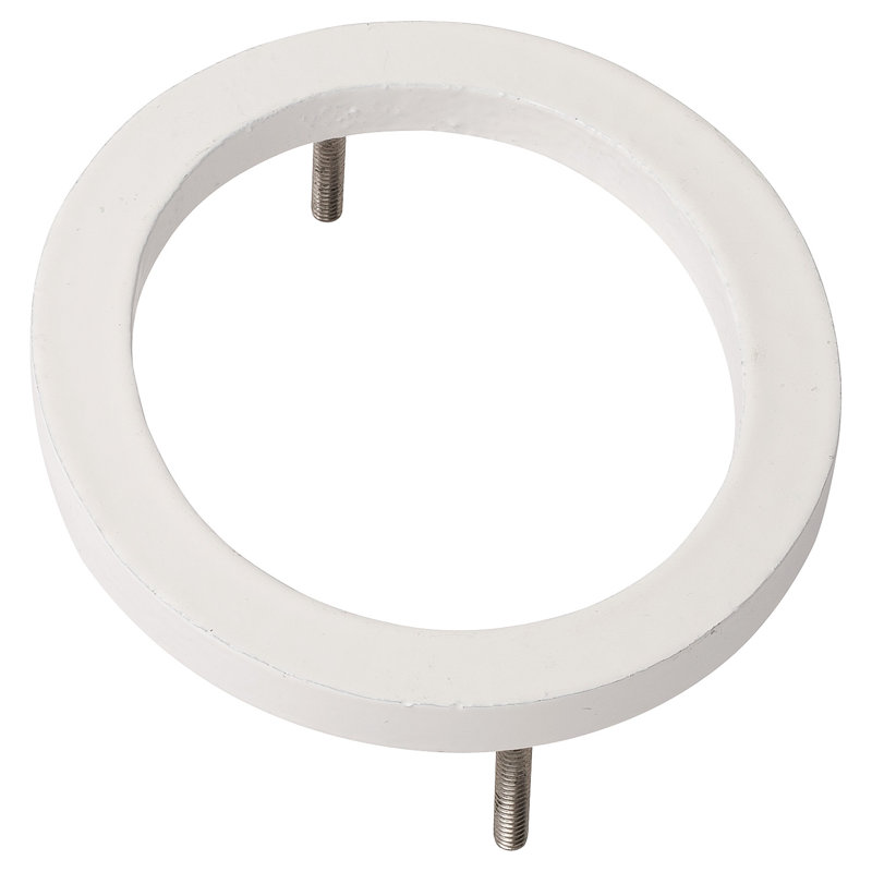 l 4 pi 5 po x Numéro de maison à fixation flottante, 0, Blanc