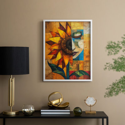 Série FLORAL CDLxxxix - reproduction encadrée de qualité supérieure - prête à être accrochée - aucun clou requis