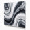 Abstrait art fluide sur toile gris 87