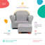 Fauteuil pour enfant avec repose-pieds Weybridge-35830650