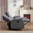 Quiteris 86.6" W Microfiber Manual Reclining Sofa-1967986261