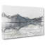 Lake McDonald Montana In Abstract - Wrapped Canvas-55309185