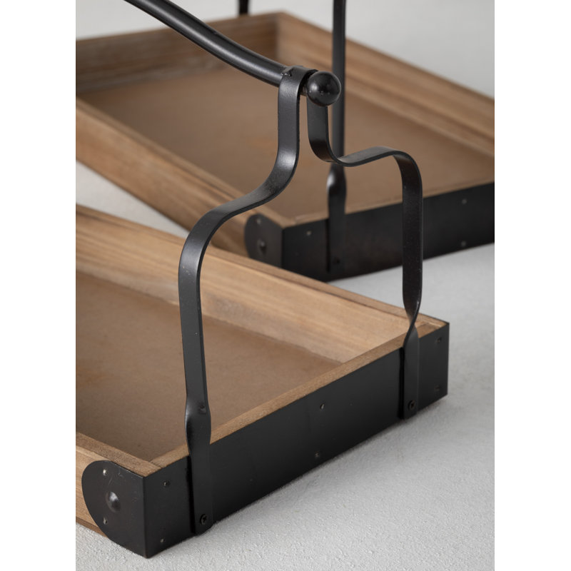 Plateau / repose-pieds en bois Porchella