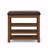 Nordic-Style Entryway Shoe Bench – 3-Tier Rubberwood Storage Stool with Padded Seat-1749734515