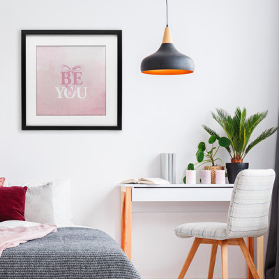 «Feminine Be You», reproduction d'art sous verre encadrée par Kim Allen