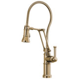 Artesso® Articulating Single Handle Kitchen Faucet With Finished Hose