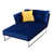 100 % polyester bleu est en rupture de stock