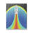 Rocket Ship Taking Off Outer Space Striped Pattern Picture Frame Graphic Art on MDF-1540811105-1540811108