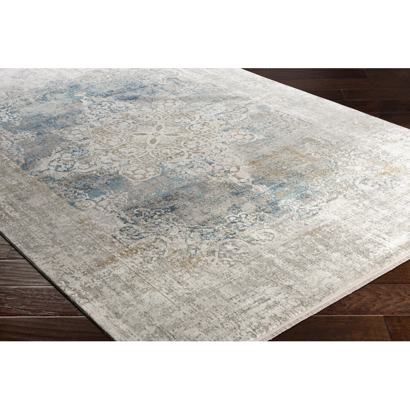 Tapis tissé à la machine Radtke, Rectangle 6 pi 7 po x 9 pi 6 po