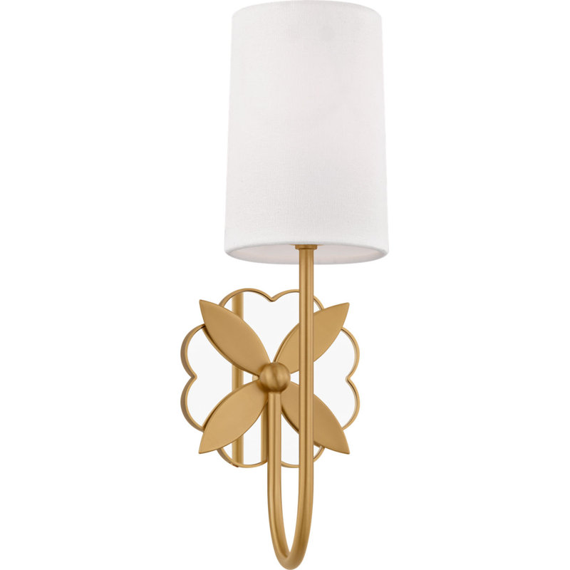 Spencer 14 Sconce, Burnished Brass