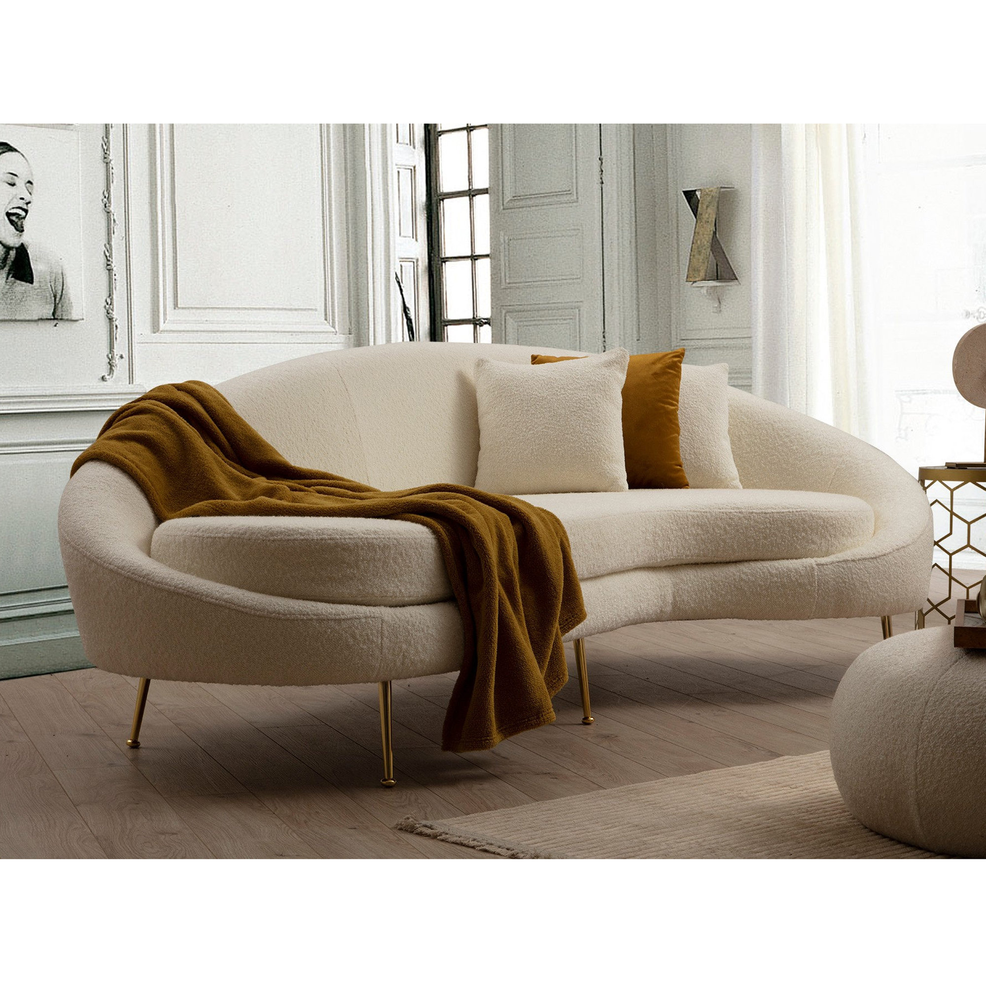 Bless international 100.4\'\' Upholstered Sofa | Wayfair