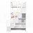 Twin Size Triple Bunk Bed with Storage - Solid Construction, Easy Assembly