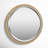 Ashburg Engineered Wood Round Wall Mirror
