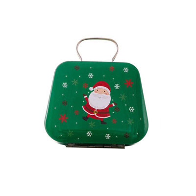 Christmas Decoration Products Tin Plated Candy Boxes Children's Gifts Small Iron Boxes Mini
