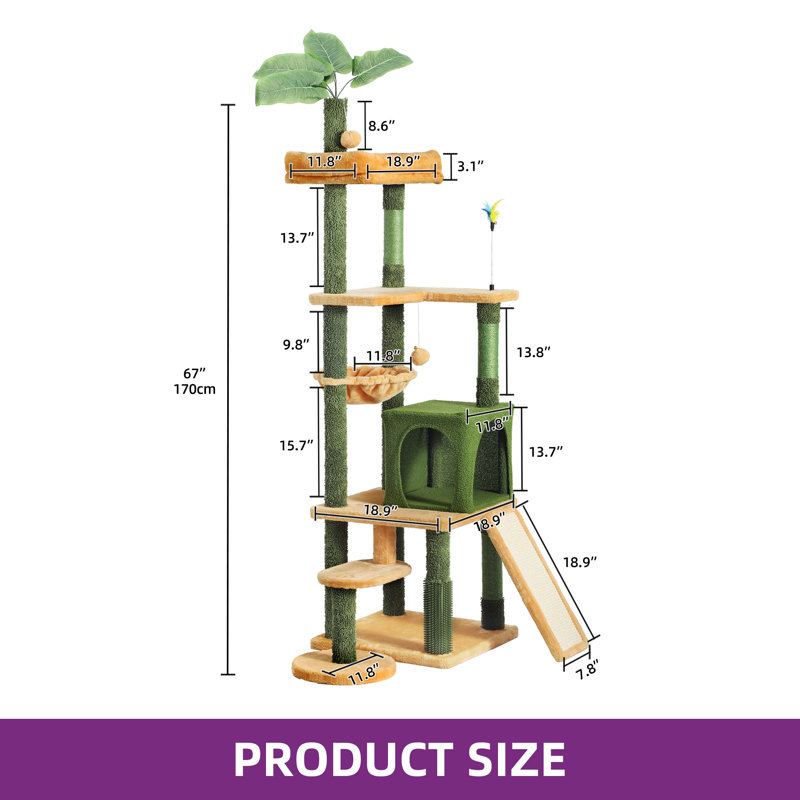 170.2 cm H Cat Tree / Condo