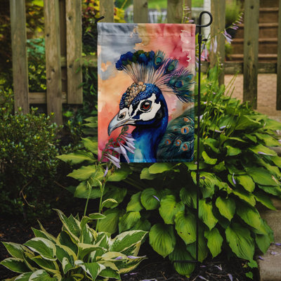 Drapeau de jardin paon_DAC3249