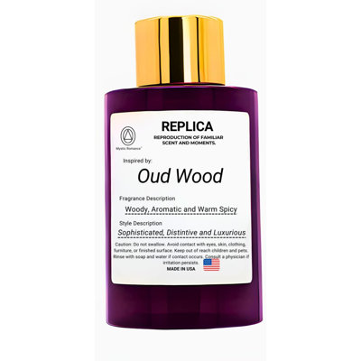 Mystic Romance Inspired By Oud Wood Aroma Oil Blend Purple Plastic Bottle 120Ml, Replica Collection, Diffuser Aroma Oil Blends, Waterless Diffuser Oil