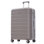 Ensemble de valises de voyage en ABS de qualité supérieure, ensemble de valises à verrou TSA 3 pièces avec des tailles de 20, 24 et 28 pouces avec roues pivotantes à 360 °, brun