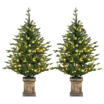 4' H Lighted Artificial Christmas Tree