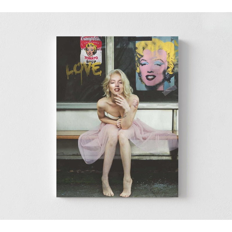 Marilyn Reimagined - Pop Art, reproduction de photo, Ne s’applique pas, H 16 po x l 12 po, Impression sans cadre
